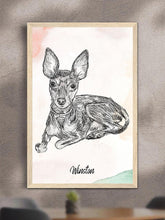 Load image into Gallery viewer, Pencil Sketch - Custom Pet Poster - NextGenPaws Pet Portraits