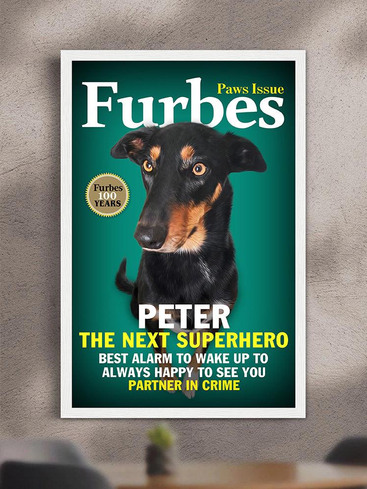 Furbes Magazine Cover - Custom Pet Poster - NextGenPaws Pet Portraits
