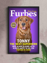 Load image into Gallery viewer, Furbes Magazine Cover - Custom Pet Poster - NextGenPaws Pet Portraits