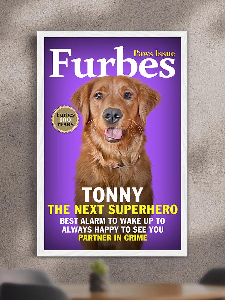 Furbes Magazine Cover - Custom Pet Poster - NextGenPaws Pet Portraits