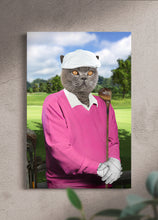 Load image into Gallery viewer, The Golfer Paw - Custom Pet Portrait