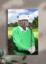 Load image into Gallery viewer, The Golfer Paw - Custom Pet Portrait