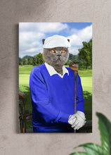 Load image into Gallery viewer, The Golfer Paw - Custom Pet Portrait