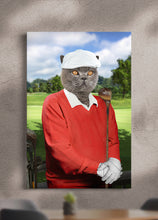 Load image into Gallery viewer, The Golfer Paw - Custom Pet Portrait
