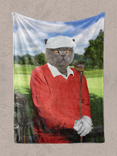 Load image into Gallery viewer, The Golfer Paw - Custom Pet Blanket