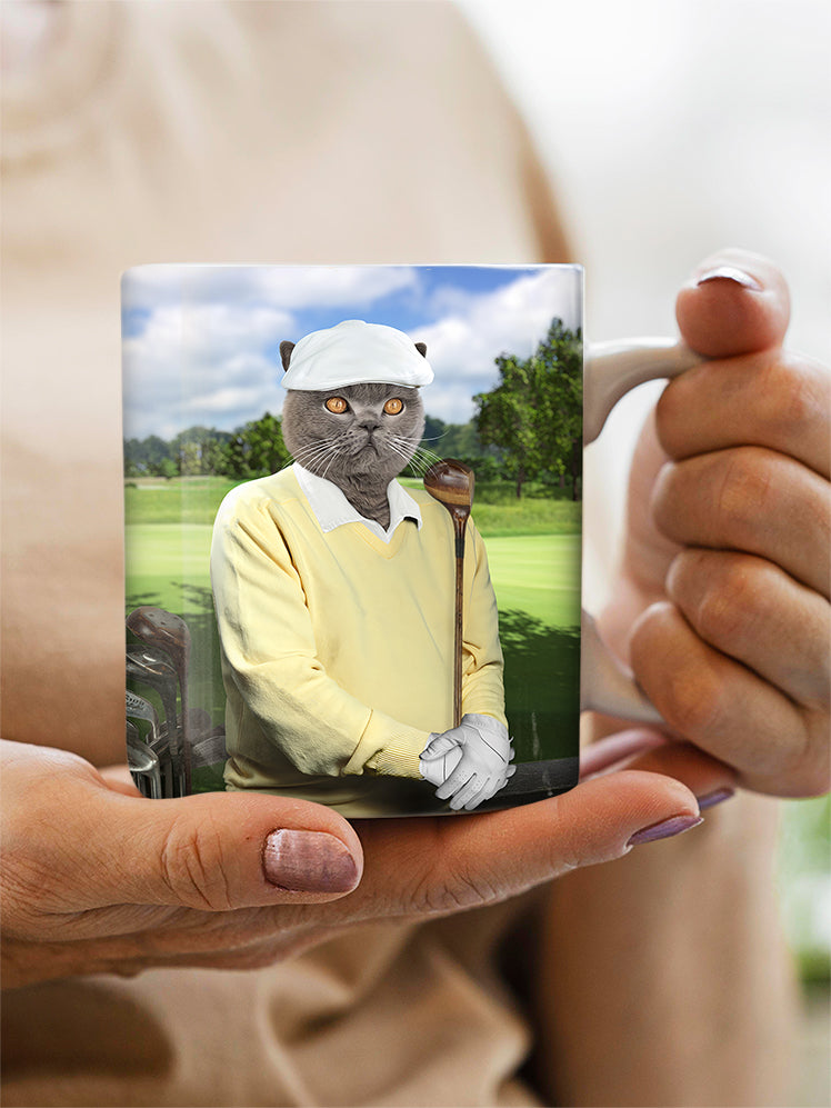 The Golfer Paw - Custom Pet Mug