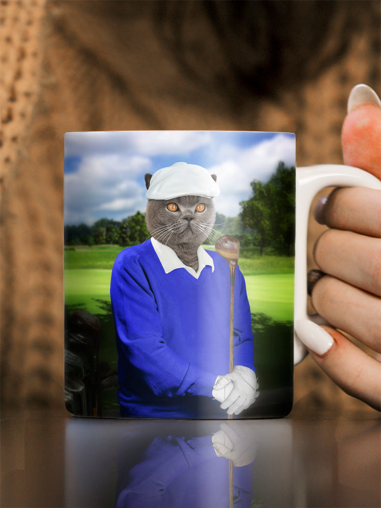 The Golfer Paw - Custom Pet Mug