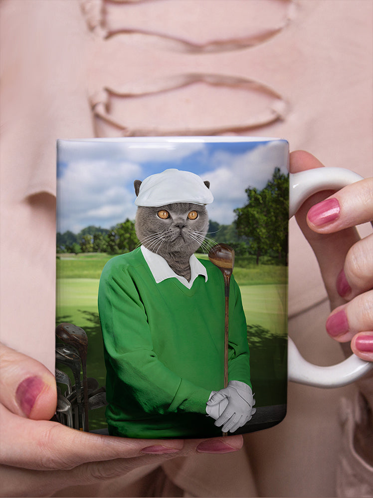 The Golfer Paw - Custom Pet Mug