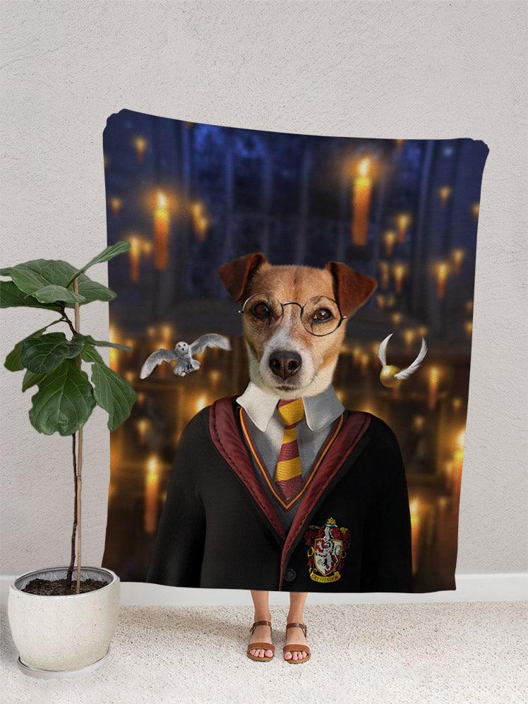 Harry Pawter - Custom Pet Blanket - NextGenPaws Pet Portraits