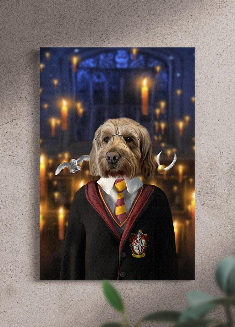 Harry Pawter - Custom Pet Portrait - NextGenPaws Pet Portraits