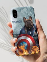 Load image into Gallery viewer, Captain Doggmerica - Custom Pet Phone Cases - NextGenPaws Pet Portraits