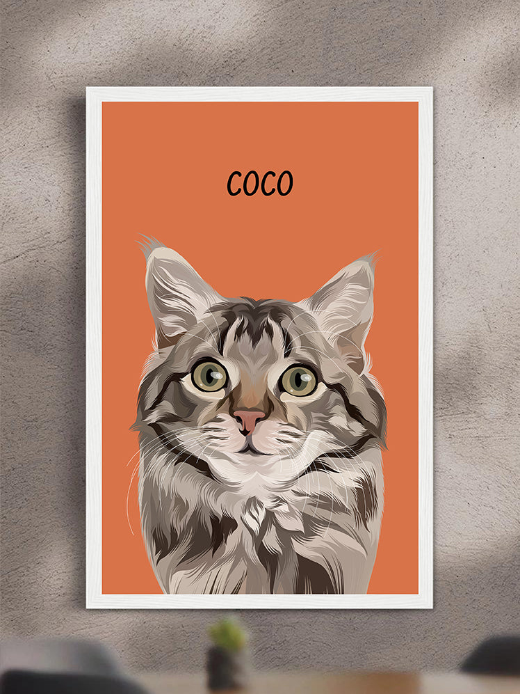 Minimalist Classic Design - Custom Pet Poster