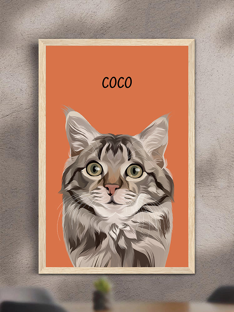 Minimalist Classic Design - Custom Pet Poster