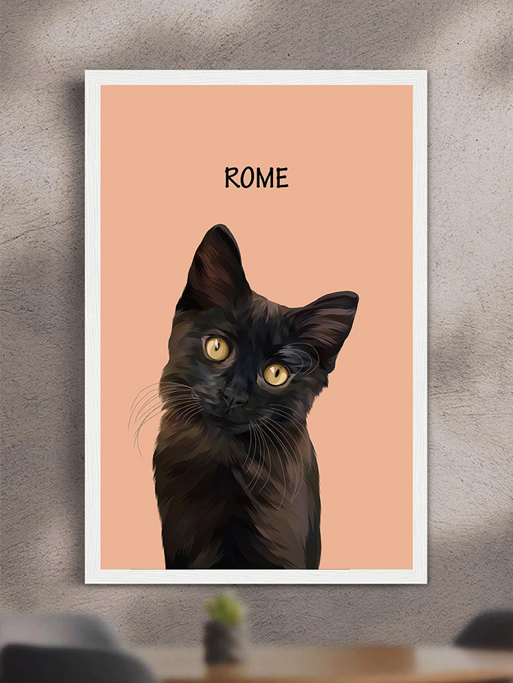 Minimalist Classic Design - Custom Pet Poster