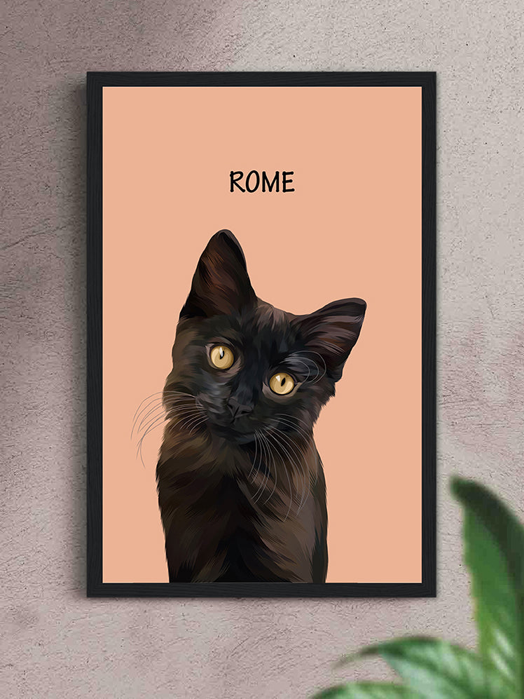Minimalist Classic Design - Custom Pet Poster