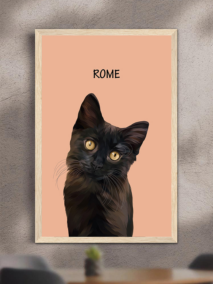 Minimalist Classic Design - Custom Pet Poster