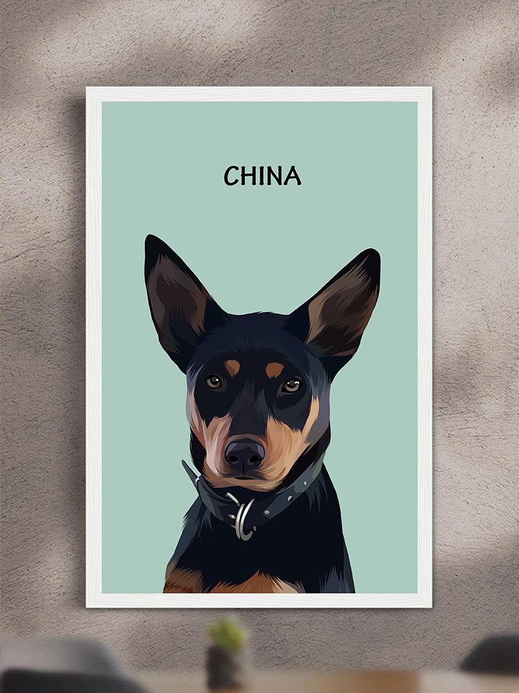 Minimalist Classic Design - Custom Pet Poster