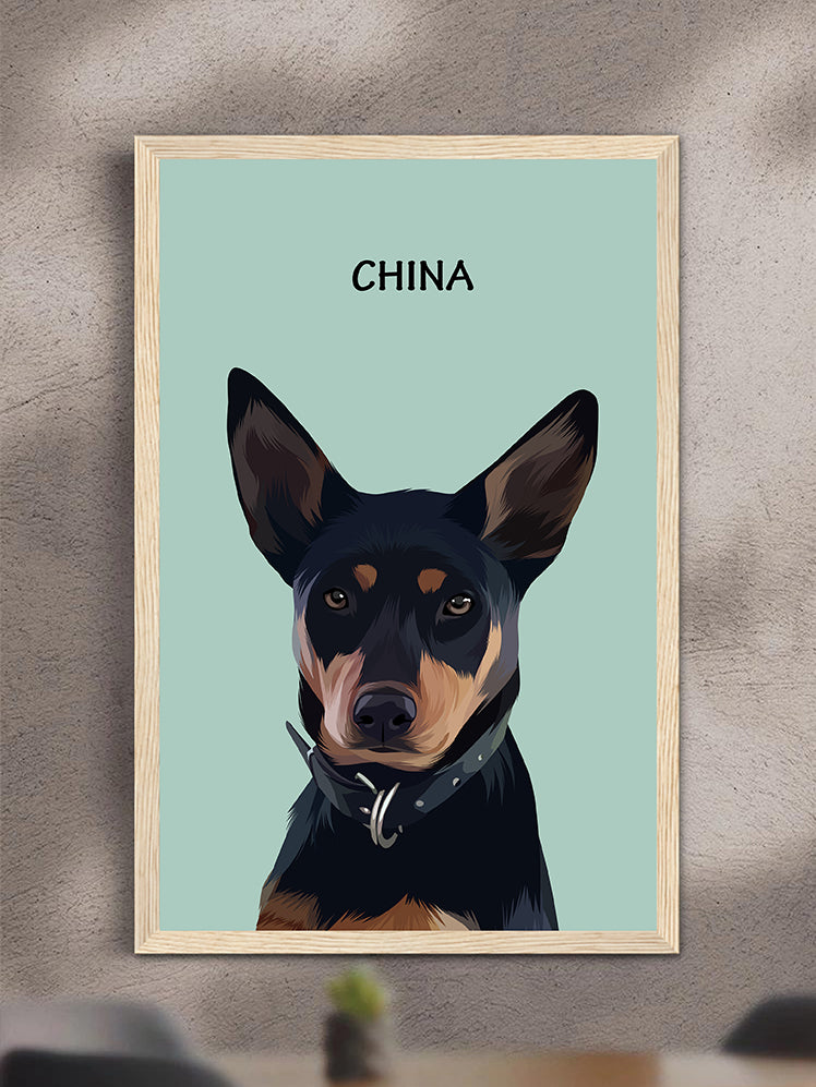 Minimalist Classic Design - Custom Pet Poster