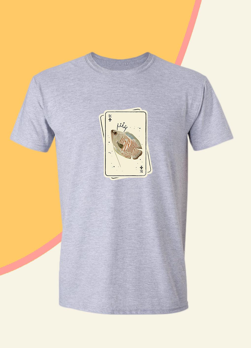 King Playing Cards - Unisex Custom Pet TShirt - NextGenPaws Pet Portraits