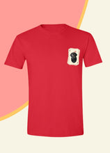 Load image into Gallery viewer, Queen Playing Cards Pocket - Unisex Custom Pet TShirt - NextGenPaws Pet Portraits