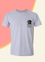 Load image into Gallery viewer, Minimalist Style Pocket - Custom Pet TShirt - NextGenPaws Pet Portraits