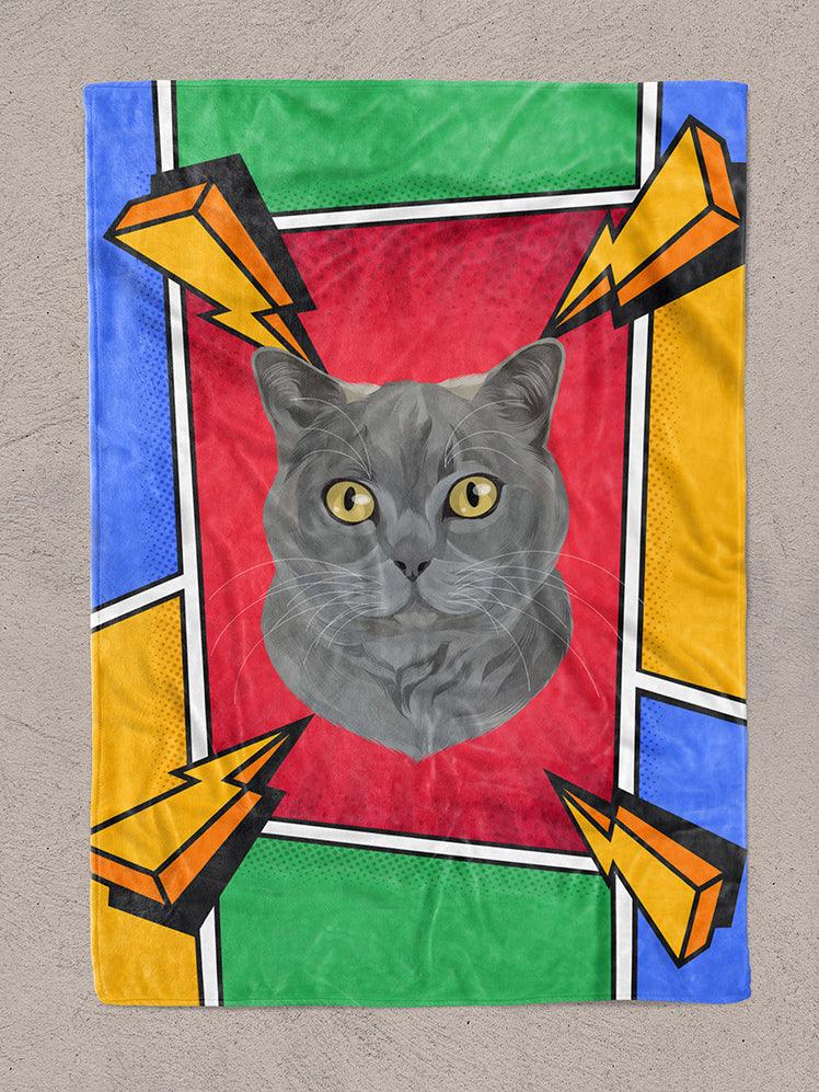 POP Art - Custom Pet Blankets - NextGenPaws Pet Portraits