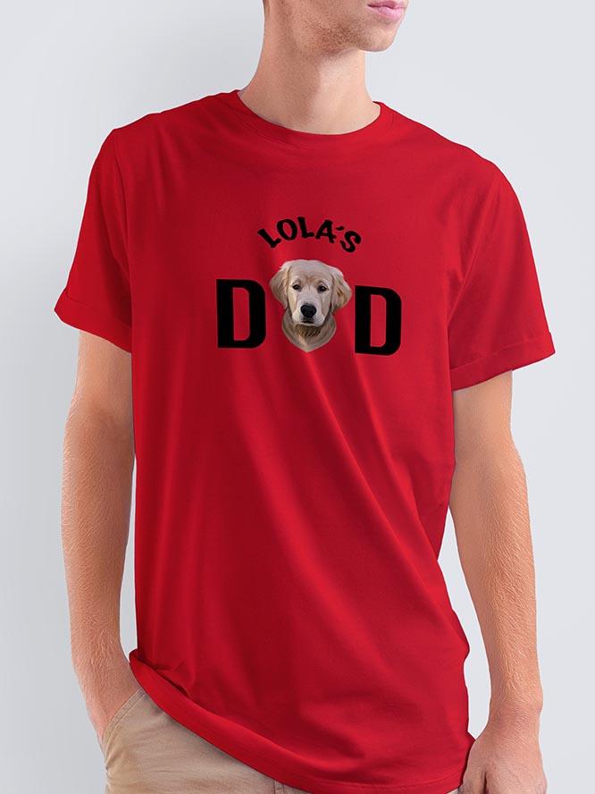 Dog/Cat Dad - Custom Pet TShirt - NextGenPaws Pet Portraits
