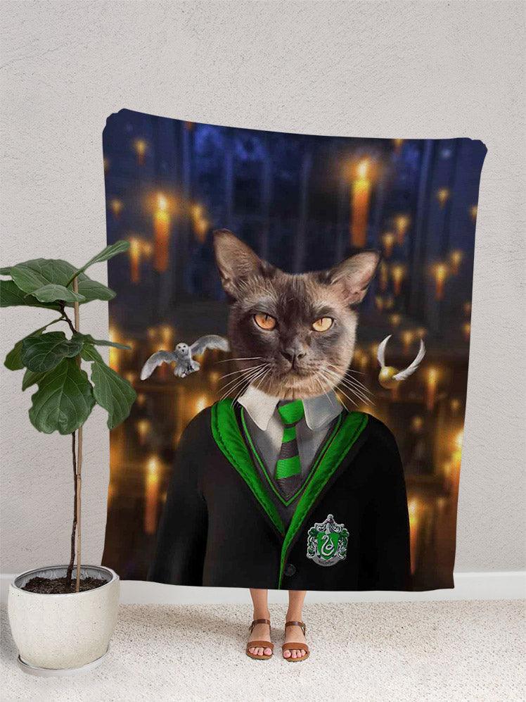 Slytherpaw - Custom Pet Blanket - NextGenPaws Pet Portraits