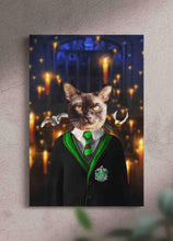 Load image into Gallery viewer, Slytherpaw - Custom Pet Portrait - NextGenPaws Pet Portraits