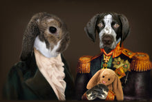 Load image into Gallery viewer, The Aristocrats - Custom Sibling Pet Portrait - NextGenPaws Pet Portraits