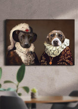 Load image into Gallery viewer, The Bourgeois Sisters - Custom Sibling Pet Portrait - NextGenPaws Pet Portraits
