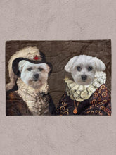 Load image into Gallery viewer, The Bourgeois Sisters - Custom Sibling Pet Blanket - NextGenPaws Pet Portraits