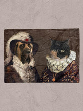 Load image into Gallery viewer, The Bourgeois Sisters - Custom Sibling Pet Blanket - NextGenPaws Pet Portraits