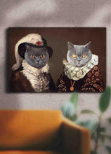Load image into Gallery viewer, The Bourgeois Sisters - Custom Sibling Pet Portrait - NextGenPaws Pet Portraits