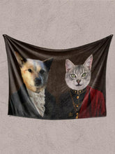 Load image into Gallery viewer, The Bourgeois Couple - Custom Sibling Pet Blanket - NextGenPaws Pet Portraits