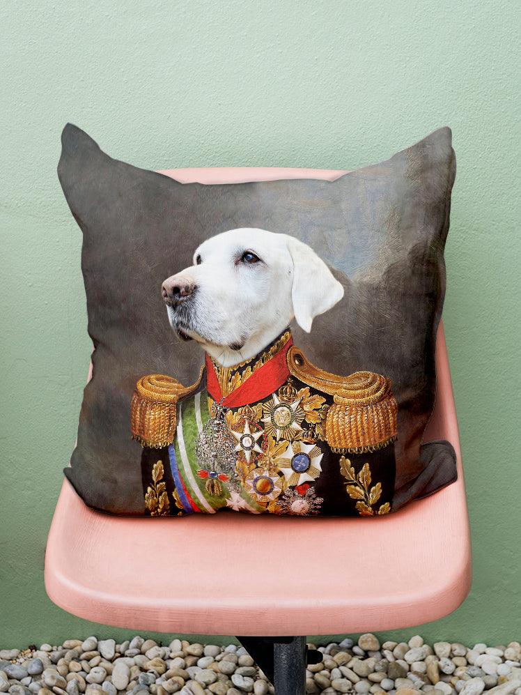 The Colonel - Custom Pet Pillow - NextGenPaws Pet Portraits