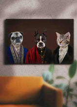 Load image into Gallery viewer, The Noble Trio - Custom Sibling Pet Portrait - NextGenPaws Pet Portraits