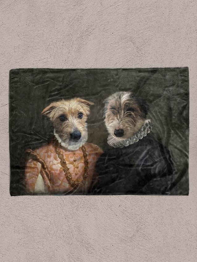The Rulers - Custom Sibling Pet Blanket - NextGenPaws Pet Portraits
