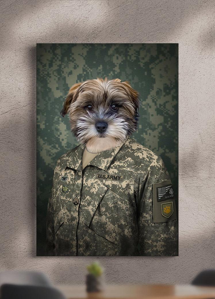The US Army - Custom Pet Portrait - NextGenPaws Pet Portraits