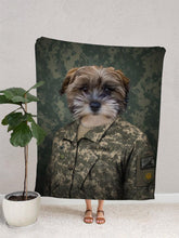 Load image into Gallery viewer, The US Army - Custom Pet Blanket - NextGenPaws Pet Portraits