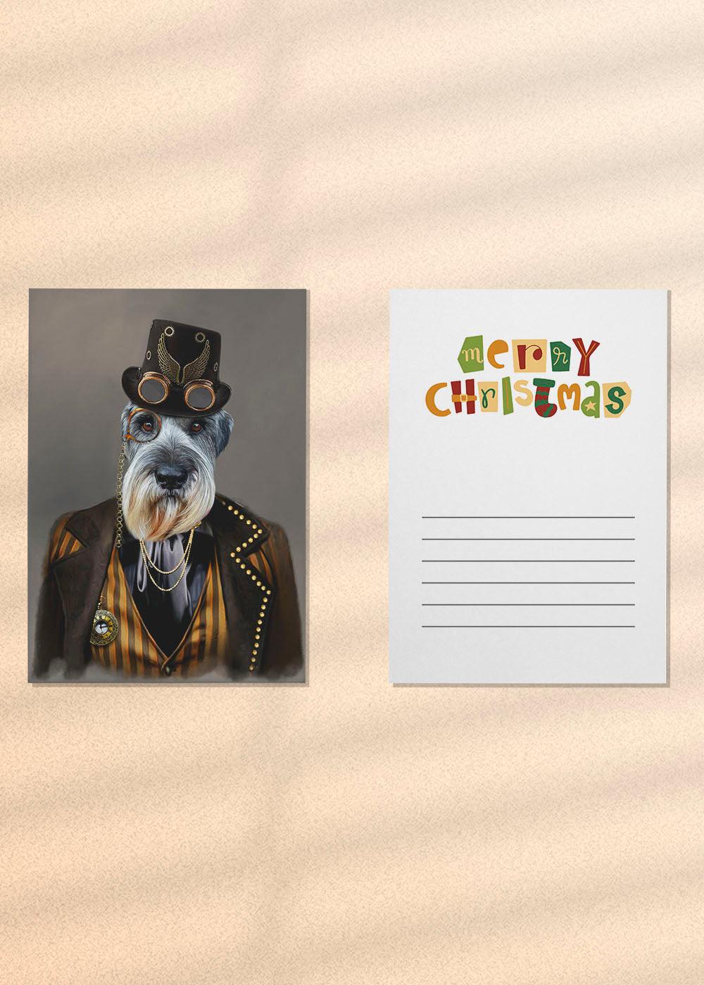 Christmas Card - Free Delivery - NextGenPaws Pet Portraits