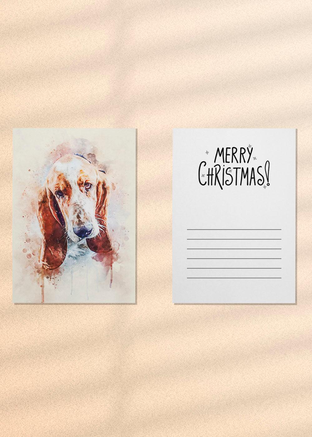 Christmas Card - Free Delivery - NextGenPaws Pet Portraits