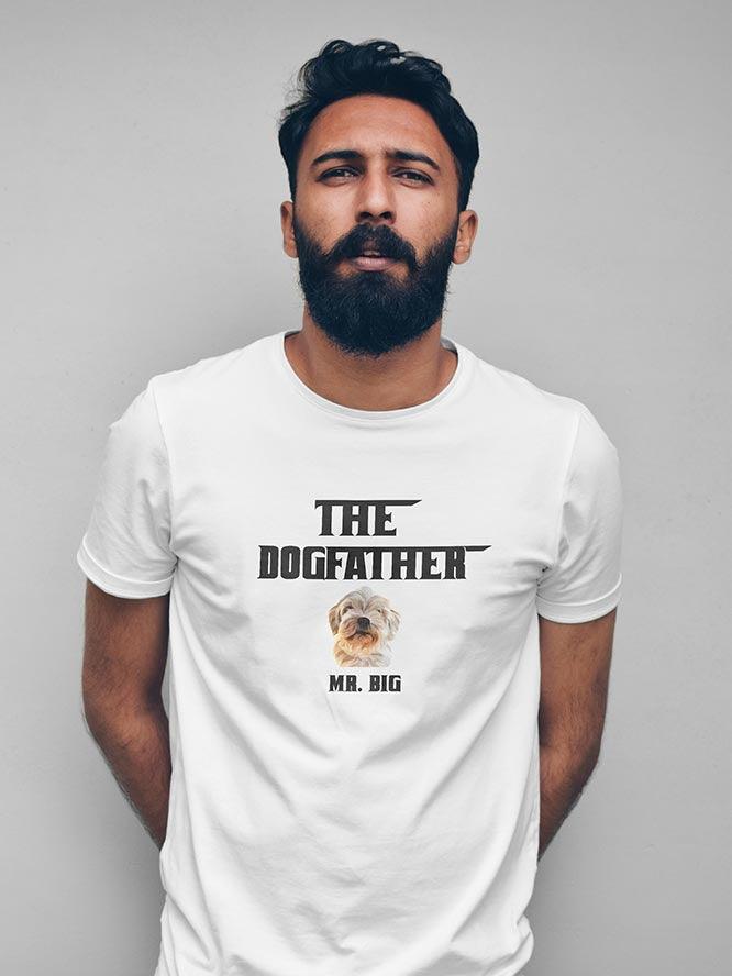 The Dogfather - Custom Pet Tshirt - NextGenPaws Pet Portraits