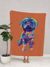 Load image into Gallery viewer, Vivid Minimalist - Custom Pet Blanket

