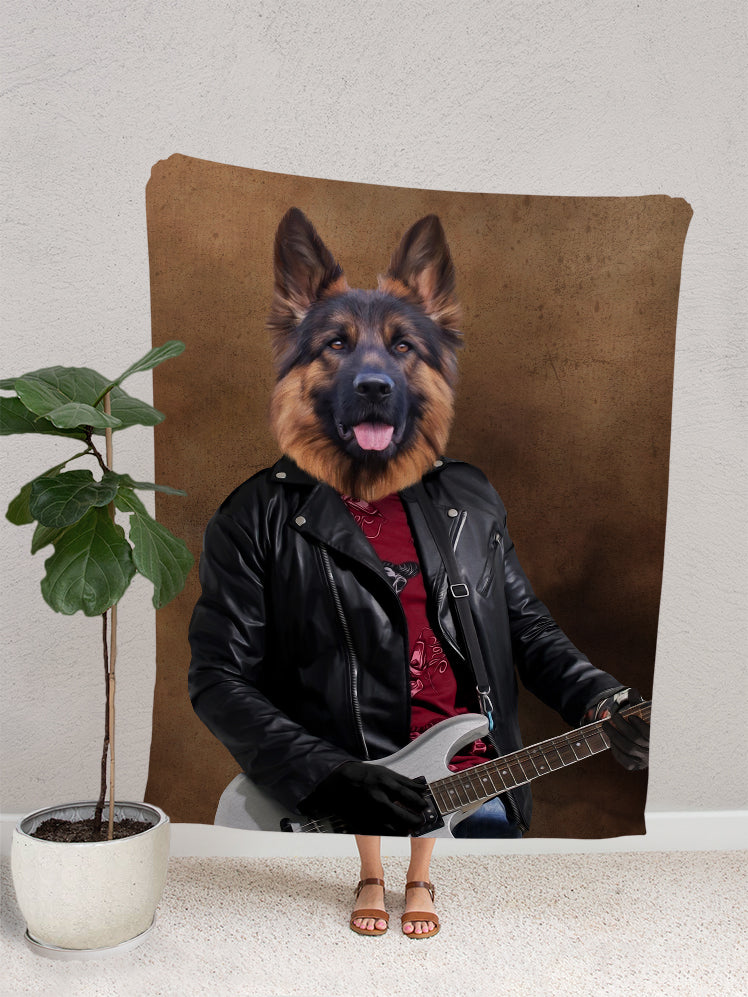 The Guitarist - Custom Pet Blanket