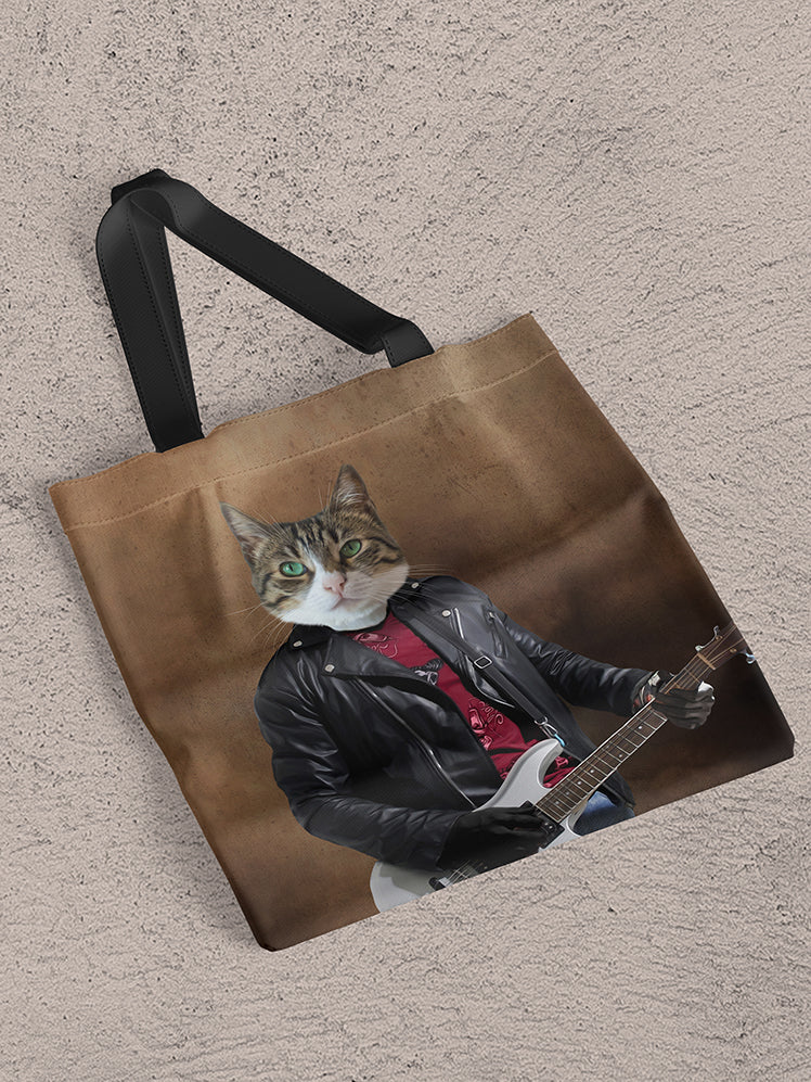 The Guitarist - Custom Pet Tote Bag