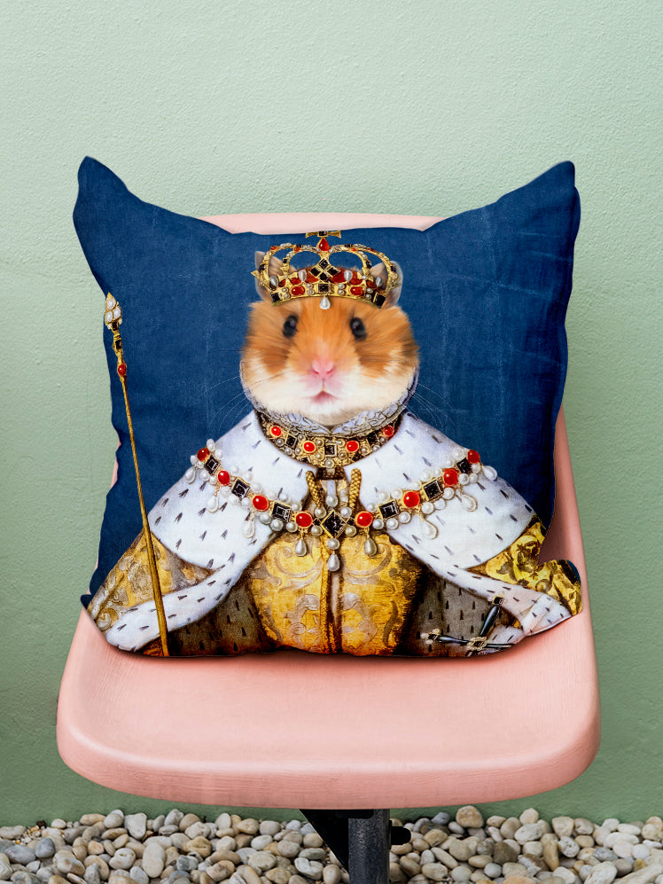 The Crowned Queen - Custom Pet Pillow