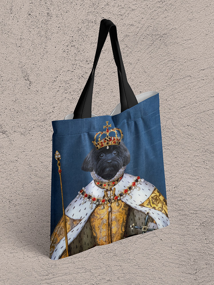 The Crowned Queen - Custom Pet Tote Bag