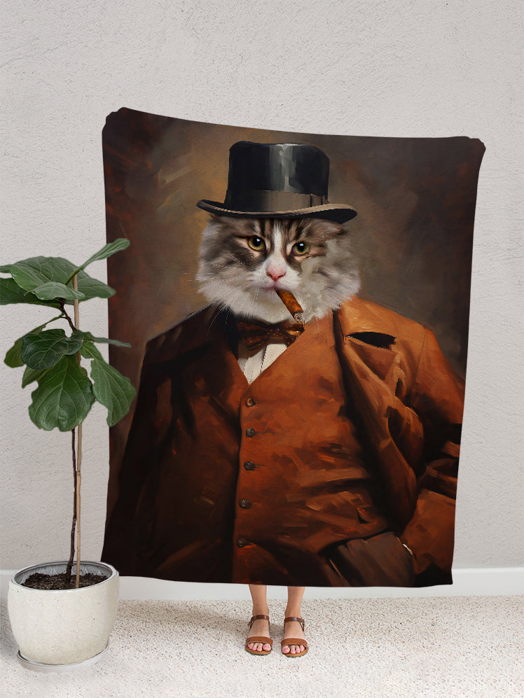 The Mobster - Custom Pet Blanket