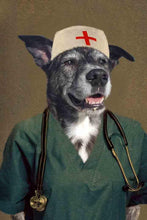 Load image into Gallery viewer, The Nurse - Custom Pet Portrait - NextGenPaws Pet Portraits
